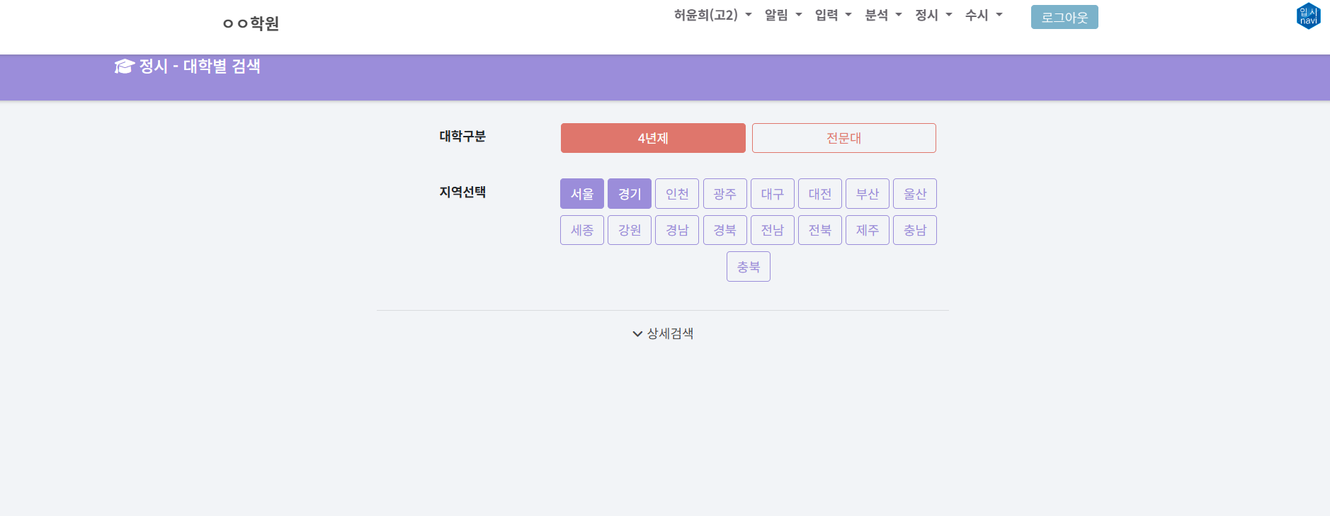 성적 분석표